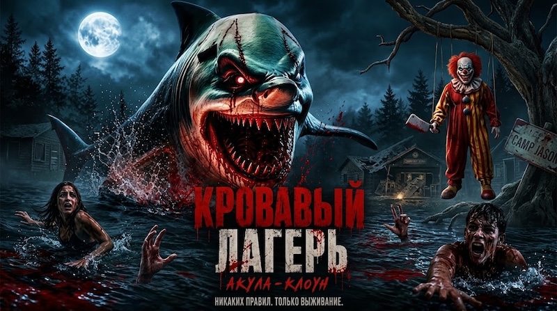 Кровавый лагерь: Акула-клоун